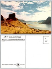 Wallula Gap Columbia River Oregon Postcard picture