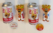 Prince John Chase & Common Set Robin Hood Funko Soda Pop picture