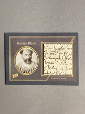 Gustav Klimt #152 - 2025 Pieces of the Past - Authentic Handwritten Relic picture