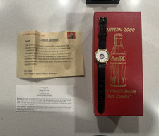 Coca-Cola Ignition 2000 Limited Edition Watch w/ Red Box & Paperwork picture