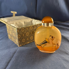 Nipper - Vintage Inside-Painted Glass Snuff Bottle - 