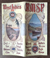 ca 1912 Royal Mail Steam Packet Co West Indies Illustrated Brochure steamships picture