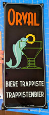 Vtg 2002 Orval Metal Sign Biere Trappiste Beer Trappistenbier 19