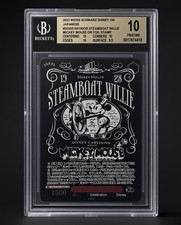 2023 Weiss Schwarz Disney 100 Steamboat Willie MICKEY MOUSE BGS 10 PRISTINE 📈 picture