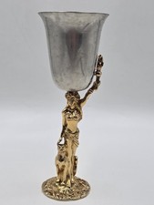 Rare K Dopita Studio Maiden Goblet Ltd Ed 183/300 Hand Made Tin Alloy Copper Art picture