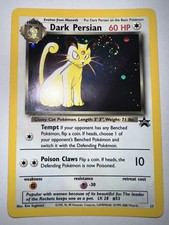 Dark Persian #17 WOTC Black Star Promo Holo 🌀 Swirl Vintage Pokemon LP picture