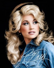 Dolly Parton Photo 8x10 PRINTED SIGNATURE / AUTOGRAPH REPRINT picture