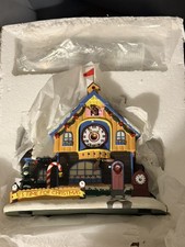 HAWTHORNE VILLAGE RUDOLPH'S CHRISTMAS TOWN COLLECTION CLOCK SHOP picture