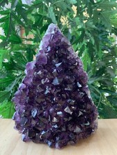 Extra Large Uruguayan Deep Purple Amethyst Cluster, Amethyst Geode, Raw Amethyst picture