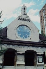 1975 35mm Slide First Unitarian Church Philadelphia Architecture PA Window Tower picture