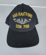 Submarine USS Hartford Hat SSN 768 Plankowner Snapback Cap Gull Associates Navy picture