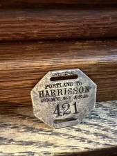 Bridgton & Saco River Railroad Baggage e Tag picture