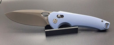 Bestech Knives Noctar Folding Knife Blue/Gray G10 14C28N Drop Point Gray PVD  picture