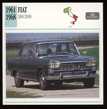 1961 - 1968 Fiat 2300/2300S Classic Cars Card picture