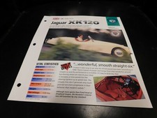 1948-1954 Jaguar XK120 Spec Sheet Brochure Photo Poster 49 50 51 52 53 picture