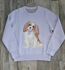Cavalier King Charles Spaniel Puppy Dog Ladies Sweater Blouse Ltd  3 sizes FS  picture