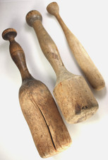 Old Primitive Distressed Potato Mashers Pestles Rugged Rustic 8-11