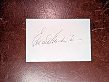 Edward Hardwicke hand signed card - Sherlock Holmes, Oliver Twist, Elizabeth picture