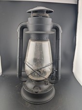 Dietz No2 Blizzard Cold Blast Tubular Lantern 3 Bead Clear Globe Barn Utility  picture