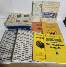 Huge Lot of 25 Vintage Arcade & Video Game Repair Manuals Sega Atari 1980s picture