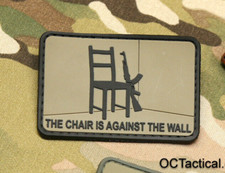The Chair is Against the Wall Red Dawn Morale Patch and Decal set picture