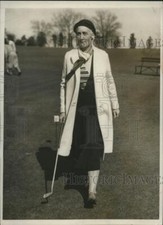 1932 Press Photo Miss Katherine King on golf course - net32016 picture