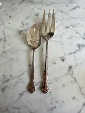 Large Fork and server - National Silverplate Silver Plate Japan - Norma Pattern picture