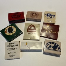 Vintage San Diego La Jolla CA Matchbook Lot (9) Hotels, Restaurant, Clubs #4 picture