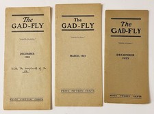 3 Antique 1920s Harvard University Gad-Fly Chapbook Rare J. Robert Oppenheimer picture