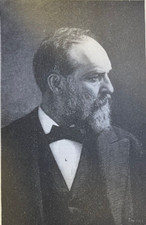 1881 President James A. Garfield illustrated picture