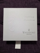 Waterford Crystal Wedding Heirloom Set Etched Swans picture