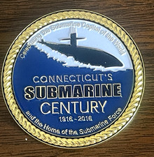 Connecticut's Submarine Century 1916-2016 #1218 Challenge Coin picture