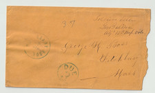 1862 Soldier's Letter Cover, apparent Gettysburg casualty, 15th Mass. Volunteers picture