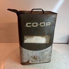 Vtg CO-OP Ten Quart Tennessee Farmers Coop Can L@@k picture