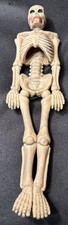 COOL 1990S VINTAGE 10 INCH LATEX RUBBER HALLOWEEN SKELETON FIGURE picture