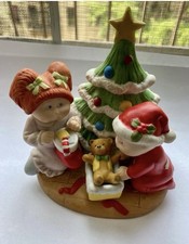 VTG 1984 Cabbage Patch Kids Christmas Day Porcelain Figurine Xavier Roberts picture