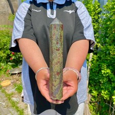 1.54LB Natural Dragon Blood Column Obelisk Crystal Column Wand Point Healin picture