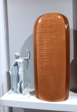 Vtg PAUL LA MONTAGNE Turn WOOD SCULPTURE VASE Atomic Art Deco Style 17