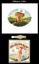 Vintage 2 Cigar Labels & Cigar Band; MANLY. Tobacciana Collectibles picture