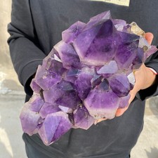 12.9lb Large Natural Amethyst cluster quartz crystal specimen Healing picture