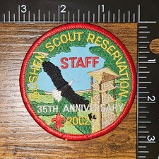 Goshen Scout Reservation STAFF 35th Anniversary 2002 NCAC Patch picture