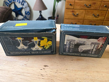 International Silver Co Silverplate Candlesticks & Botanica Napkin Rings Boxed picture
