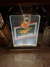 Vintage miller acrylic lighted sign picture