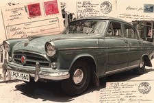 1955 Hudson Wasp, Four-Door Sedan (Address side blank) --New POSTCARD picture