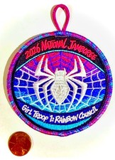 BOY SCOUT BSA RAINBOW COUNCIL OA 197 2026 JAMBOREE GIRL TROOP 1 SPIDER-MAN PATCH picture