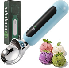 Heated Ice Cream Scoop, Rechargeable Electric Ice Cream Scoop (Blue) picture
