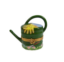 Artoria Limoges Trinket Box Watering Can France Porcelain picture