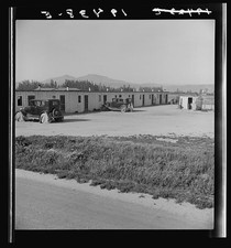 Photo:Greenfield California 1939 Arkansawyers Auto Camp Arkansas Migrants picture