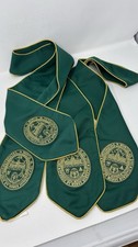 University of Vermont Green Stole Lot of 2 Gold Trim UVM picture