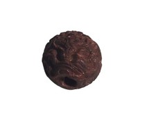 Antique Meiji Era Japanese Ojime Bead – 1868-1912 – Authentic Molded Inrō Slider picture